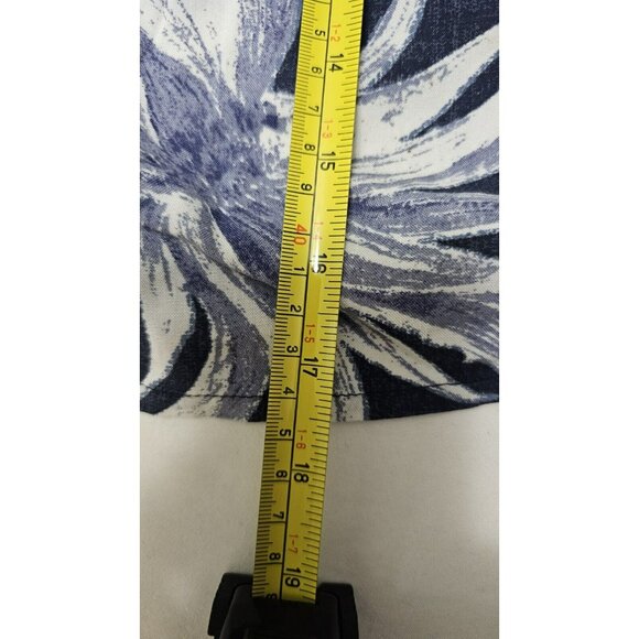 Roxy Blouse Top Women XS Off The Shoulders Moon Sapphire Blue Boho Peasant - Picture 12 of 12